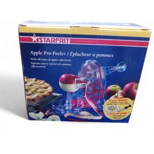 Starfrit Apple Pro-Peeler Apple Corer Canning Dehydrating Never Used in Box